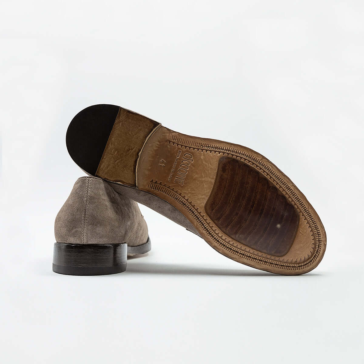 Scarpa derby con suola in cuoio - Prato | Maestri Ciccone