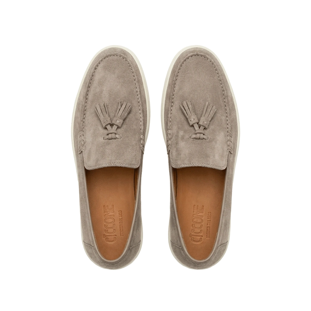 Loafer ciccone for men Lecce model in grey