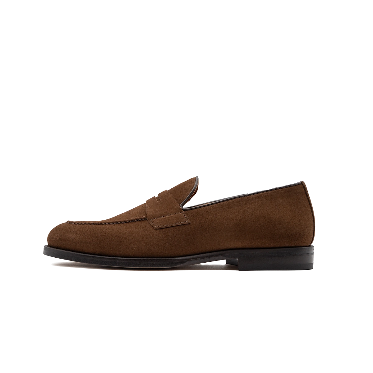 Mocassino scamosciato da uomo colore marrone modello Messina dei Maestri Ciccone