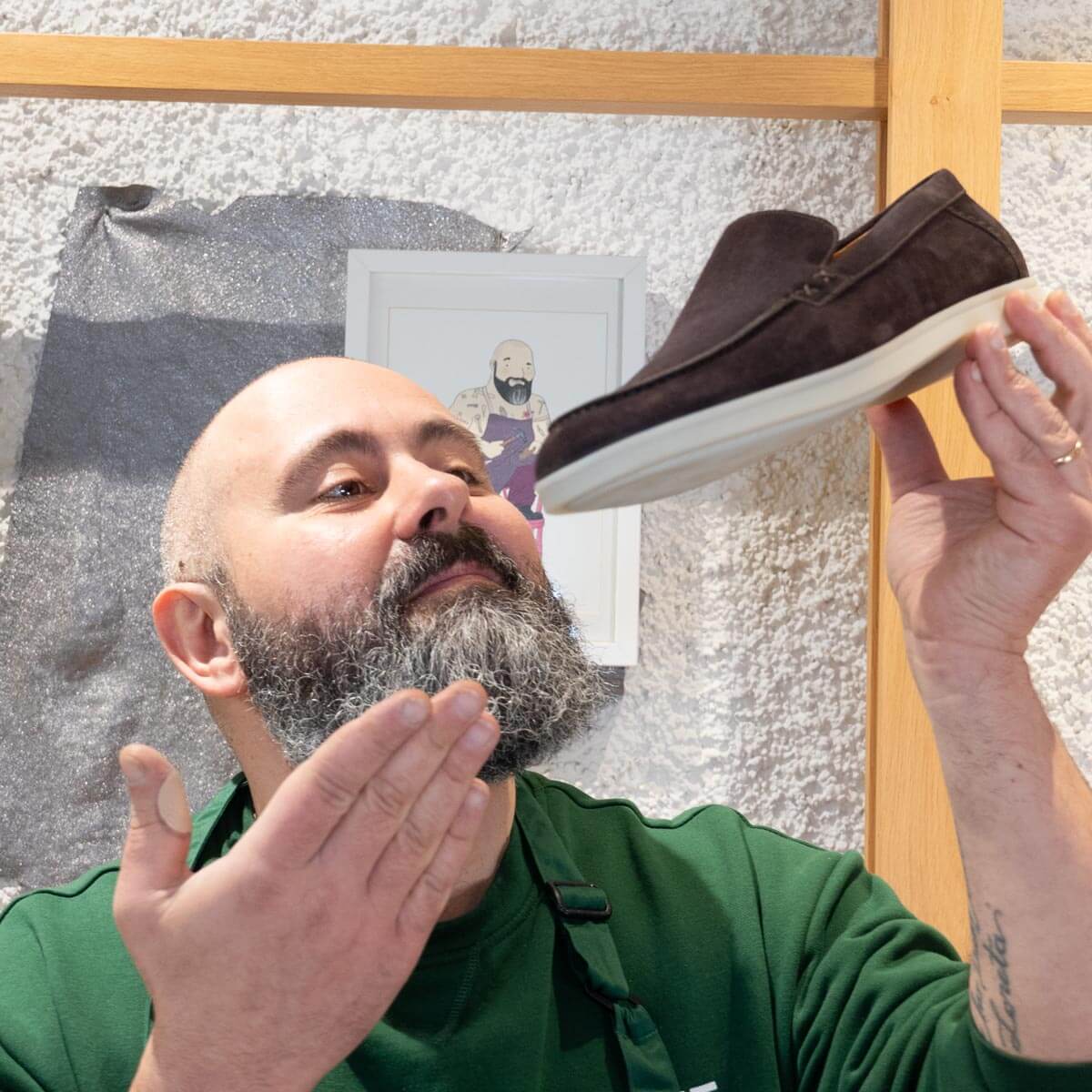 Mocassino in pelle scamosciata - Bari | Maestri Ciccone