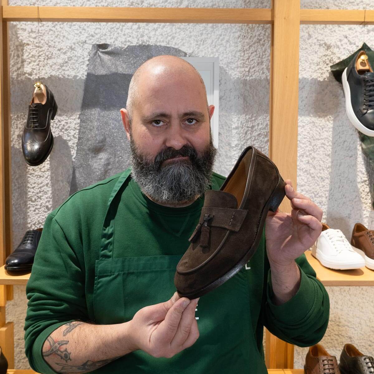 Mocassino in pelle scamosciata - Pisa | Maestri Ciccone