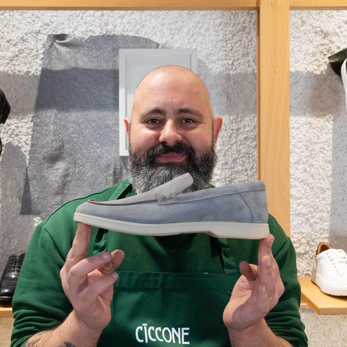 Mocassino in pelle scamosciata - Bari | Maestri Ciccone
