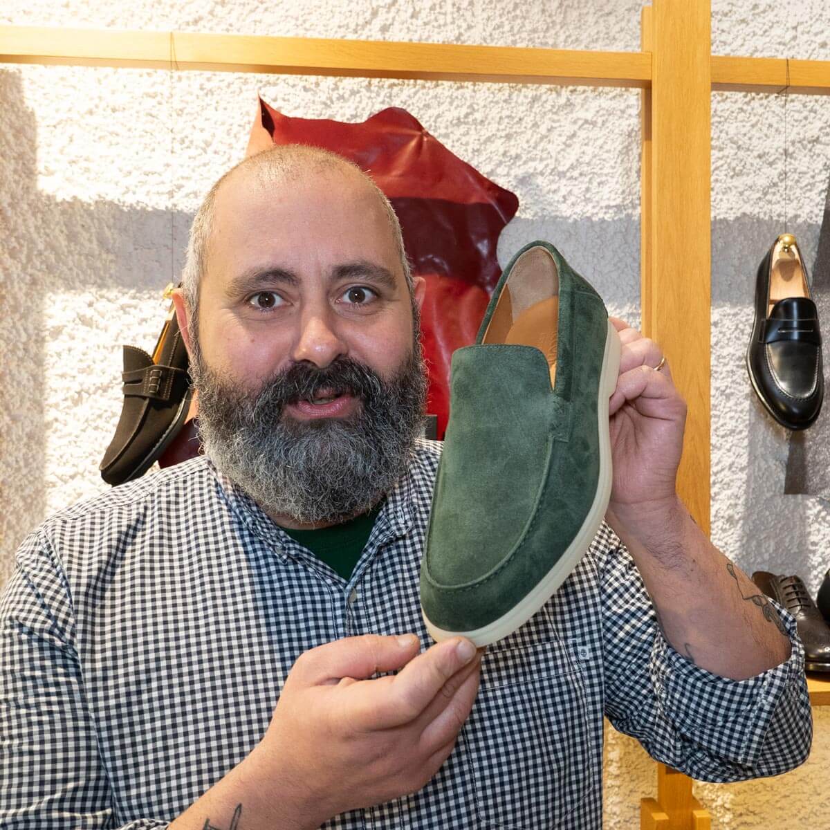 Mocassino in pelle scamosciata - Bari | Maestri Ciccone
