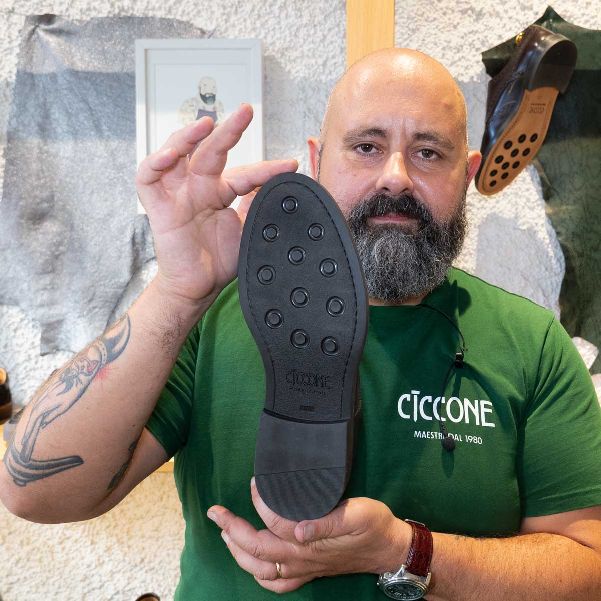 Scarpa Pavia in Pelle Scamosciata | Maestri Ciccone
