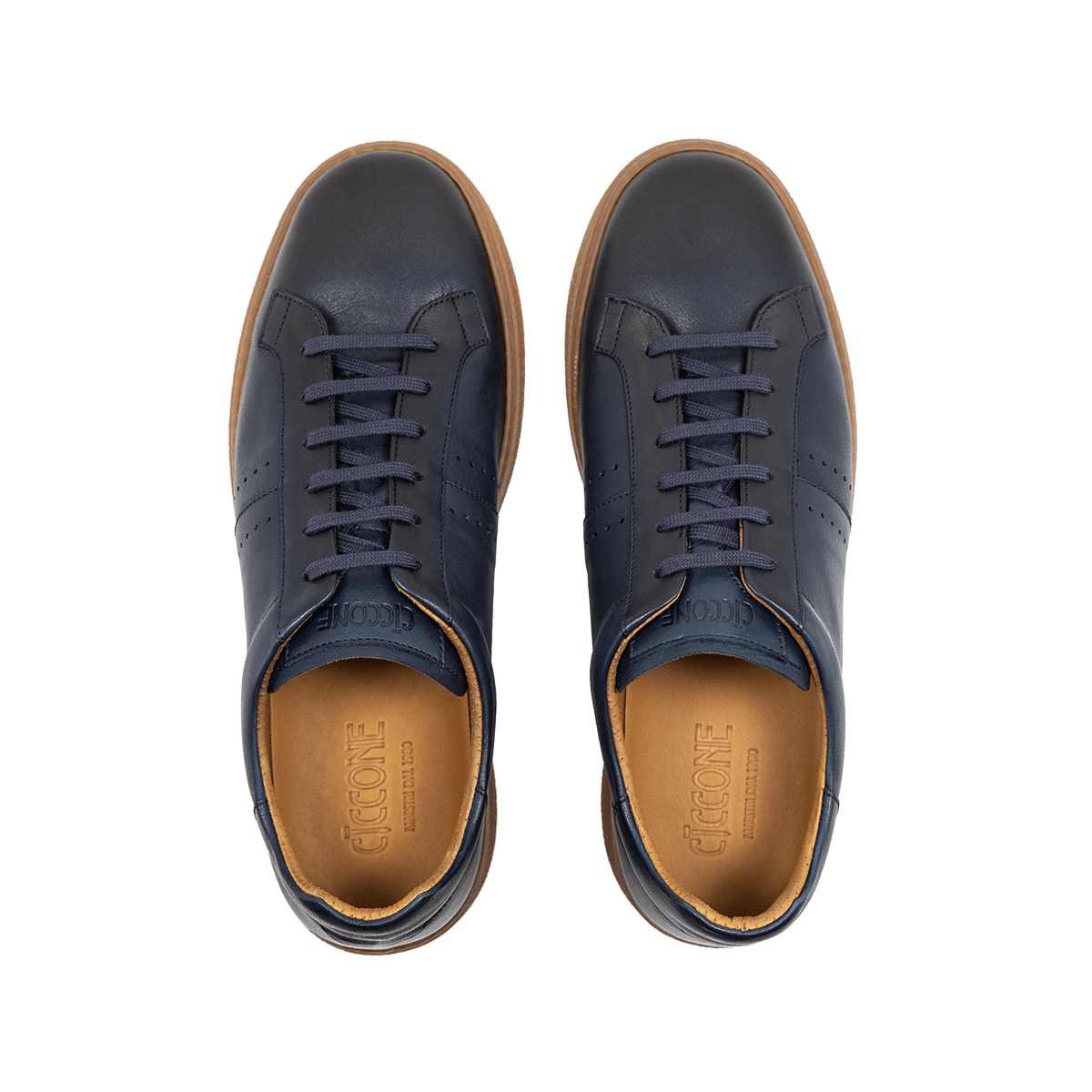 Sneakers basse in pelle da uomo - Rimini | Maestri Ciccone