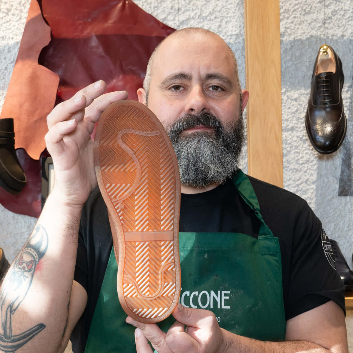 Sneakers basse in pelle da uomo - Rimini | Maestri Ciccone
