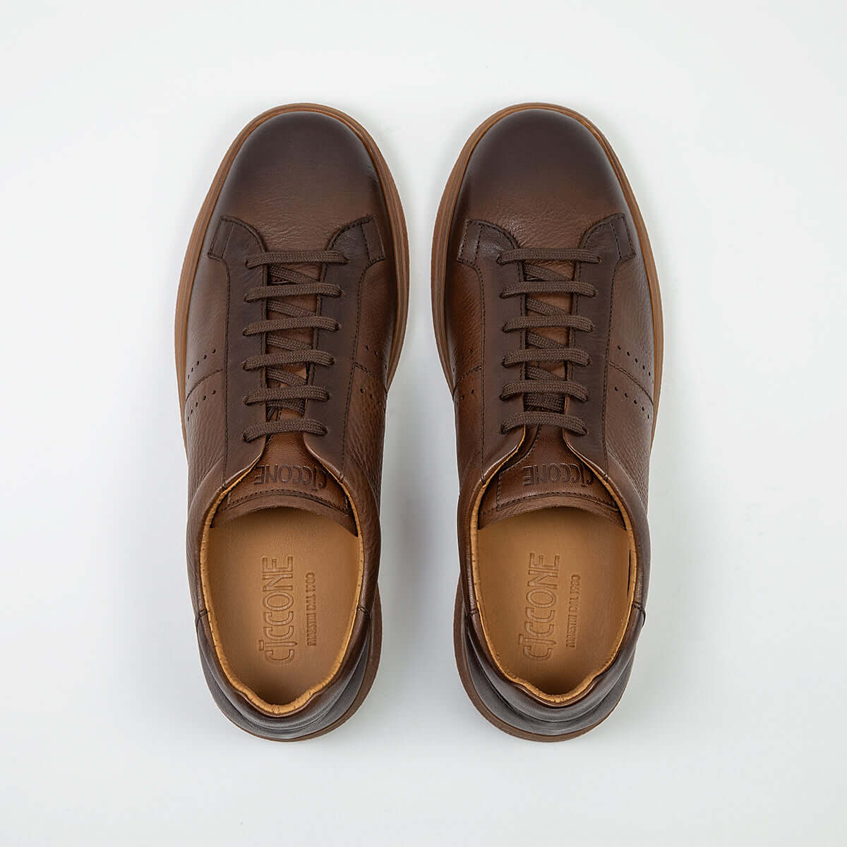 Sneakers basse in pelle da uomo - Rimini | Maestri Ciccone
