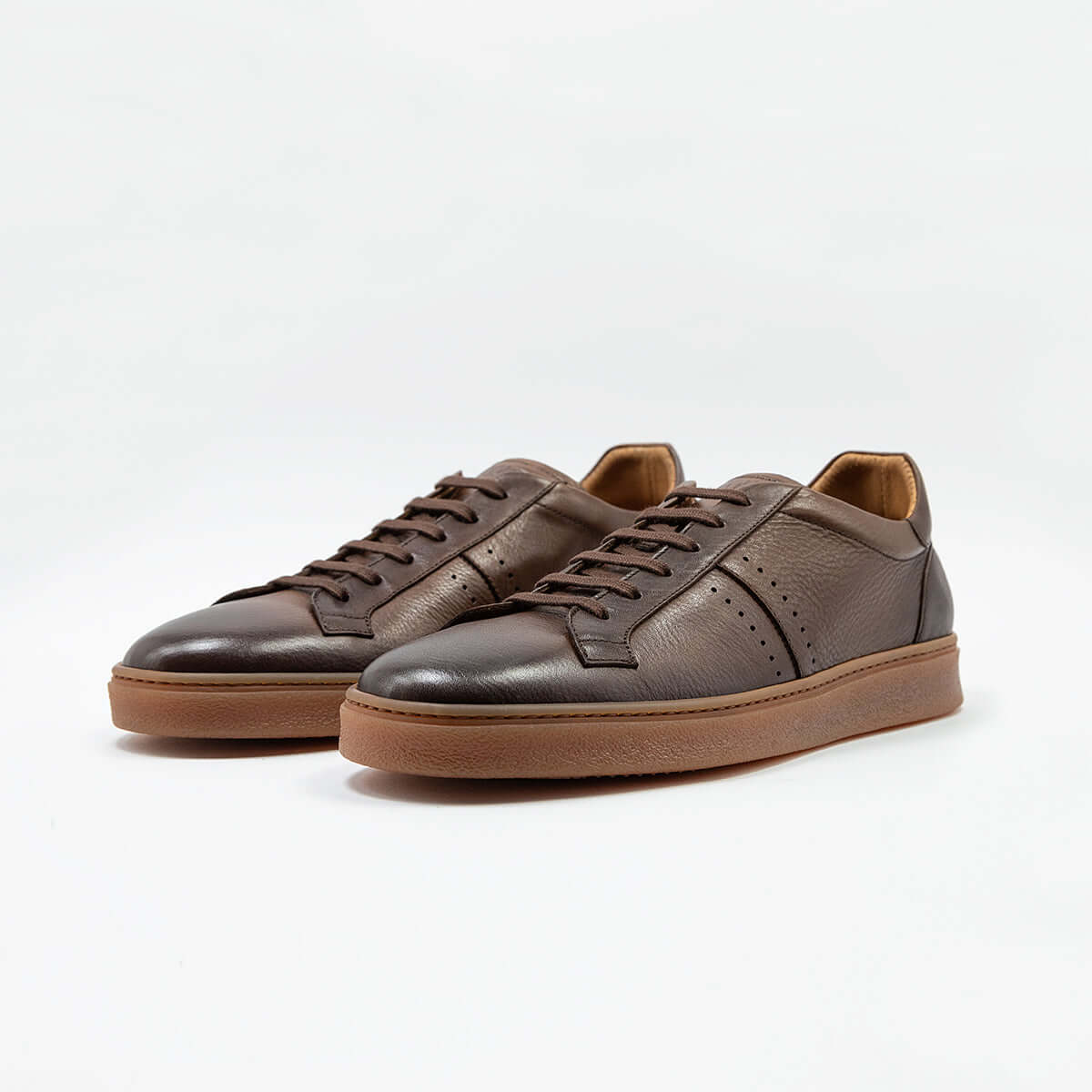 Sneakers basse in pelle da uomo - Rimini | Maestri Ciccone