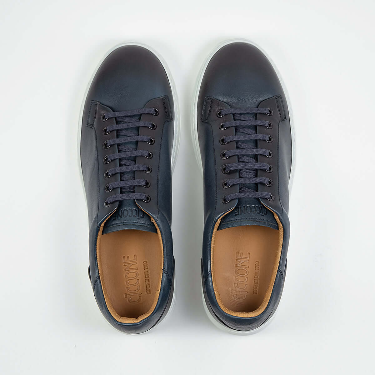 Napoli men's leather sneakers | Ciccone Masters