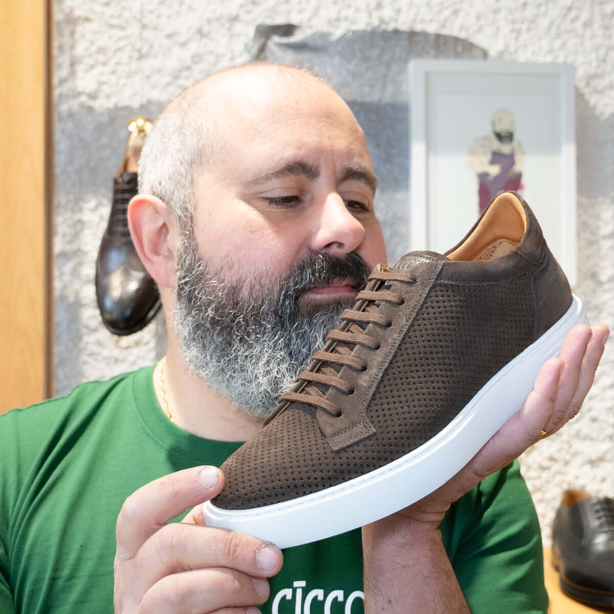 Sneakers estive in pelle - Cagliari | Maestri Ciccone