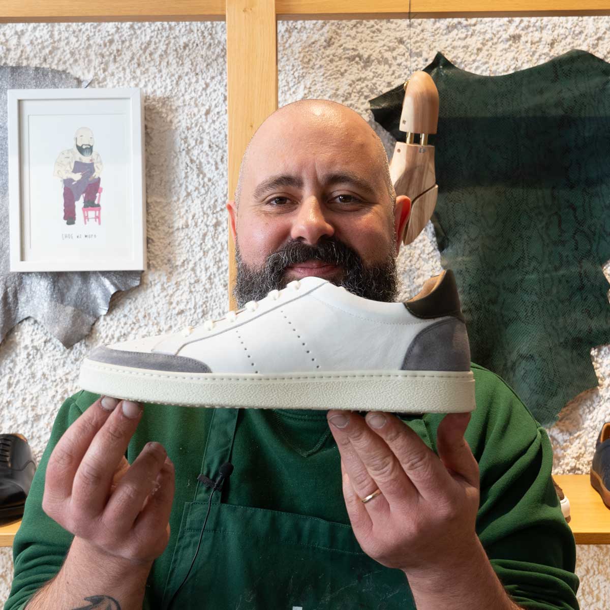 Perugia - Sneakers sportiva in pelle | Maestri Ciccone