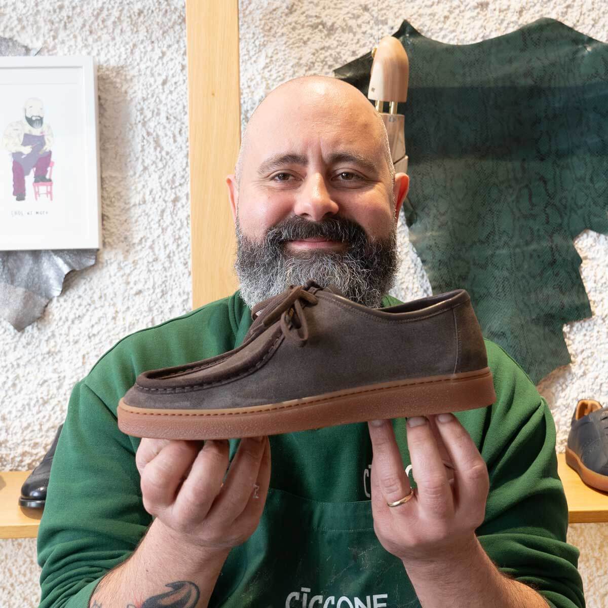 Sneakers scamosciate da uomo - Ferrara | Maestri Ciccone