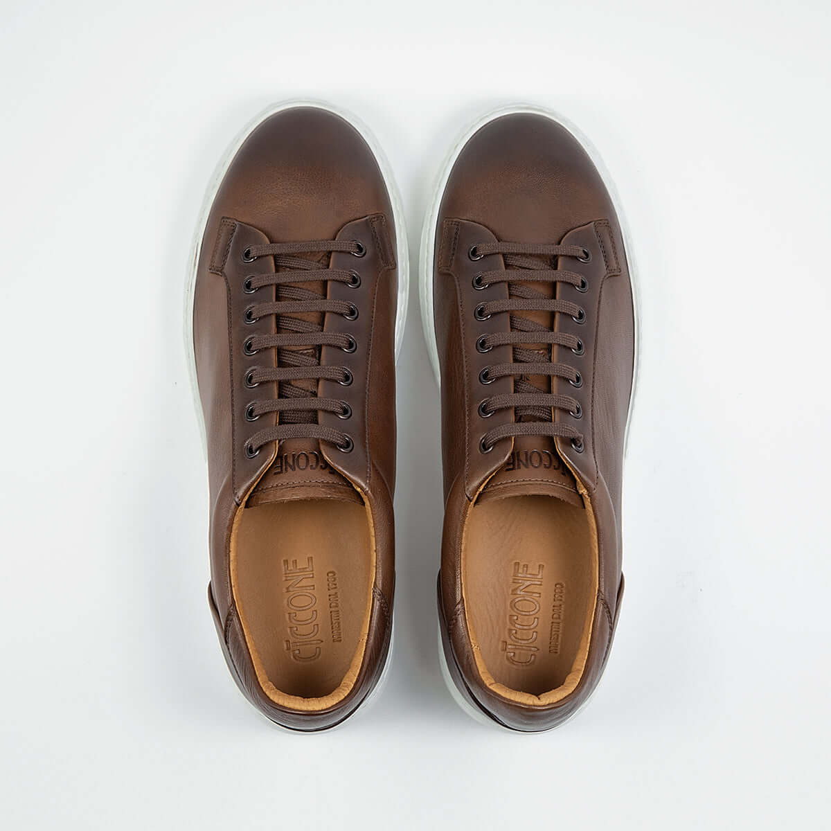 Napoli men's leather sneakers | Ciccone Masters