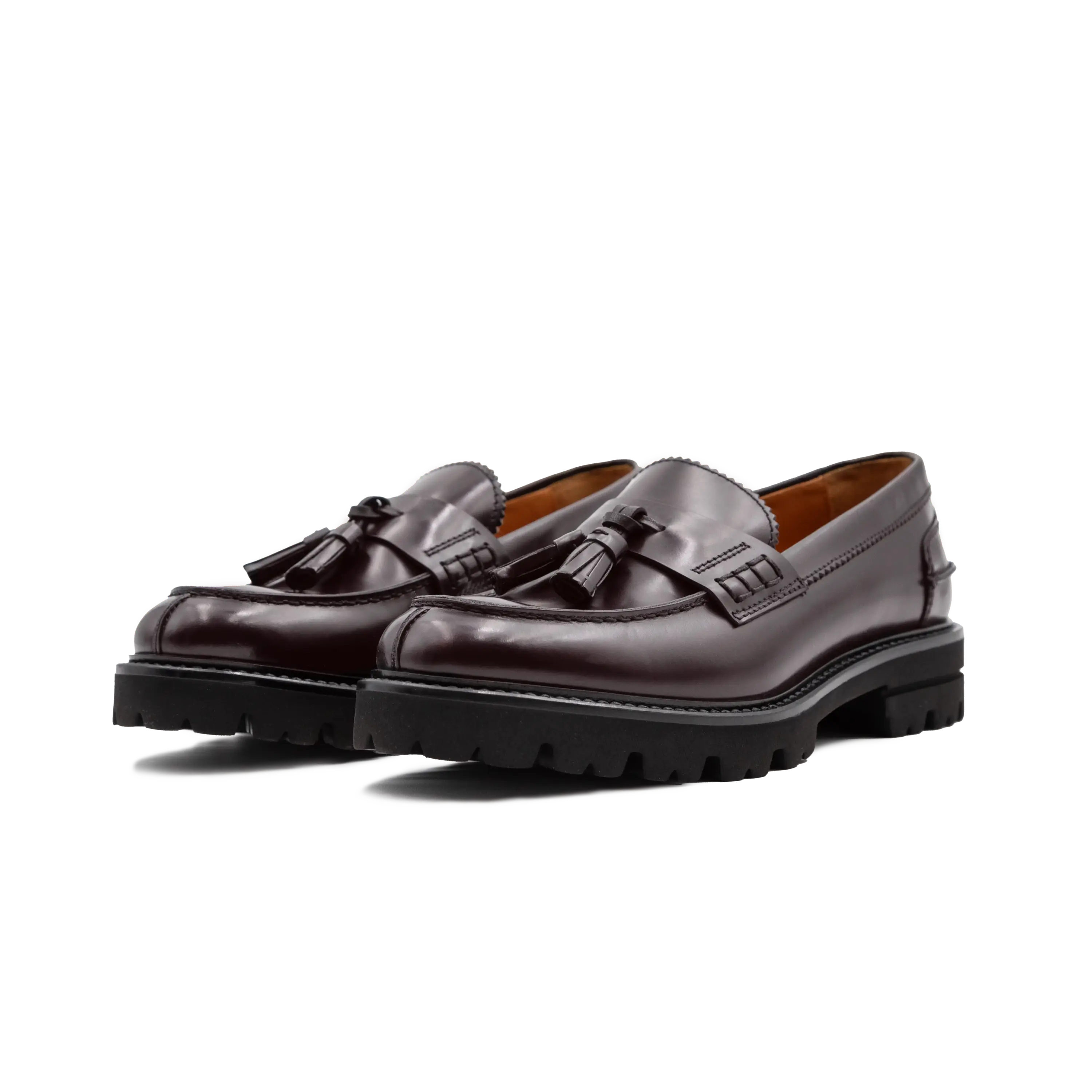 Ciccone Todi Loafer for women in burgundy leather