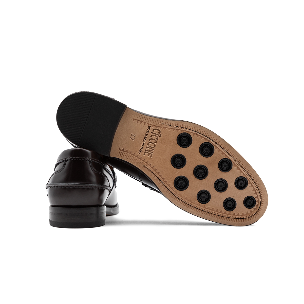 Sole Loafer leather women's model Amalfi color Testa di Moro by Ciccone
