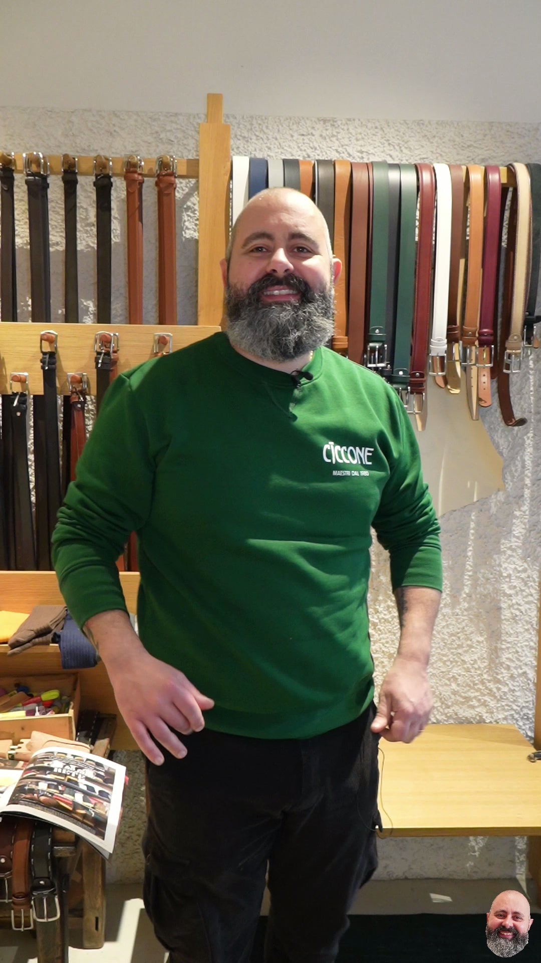 Missori - Cintura in pelle di vitello | Maestri Ciccone