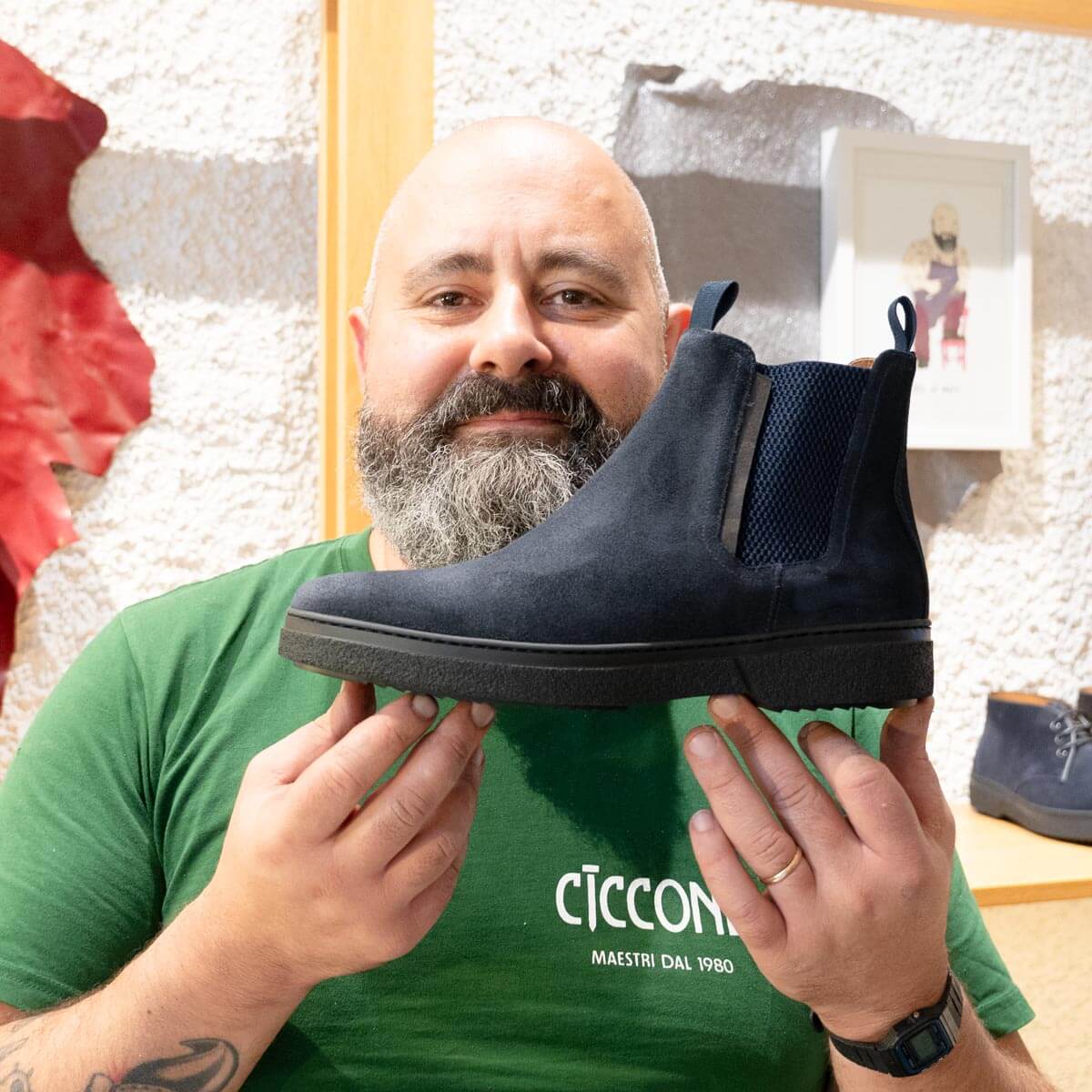 Stivaletto Chelsea in pelle - Asti | Maestri Ciccone