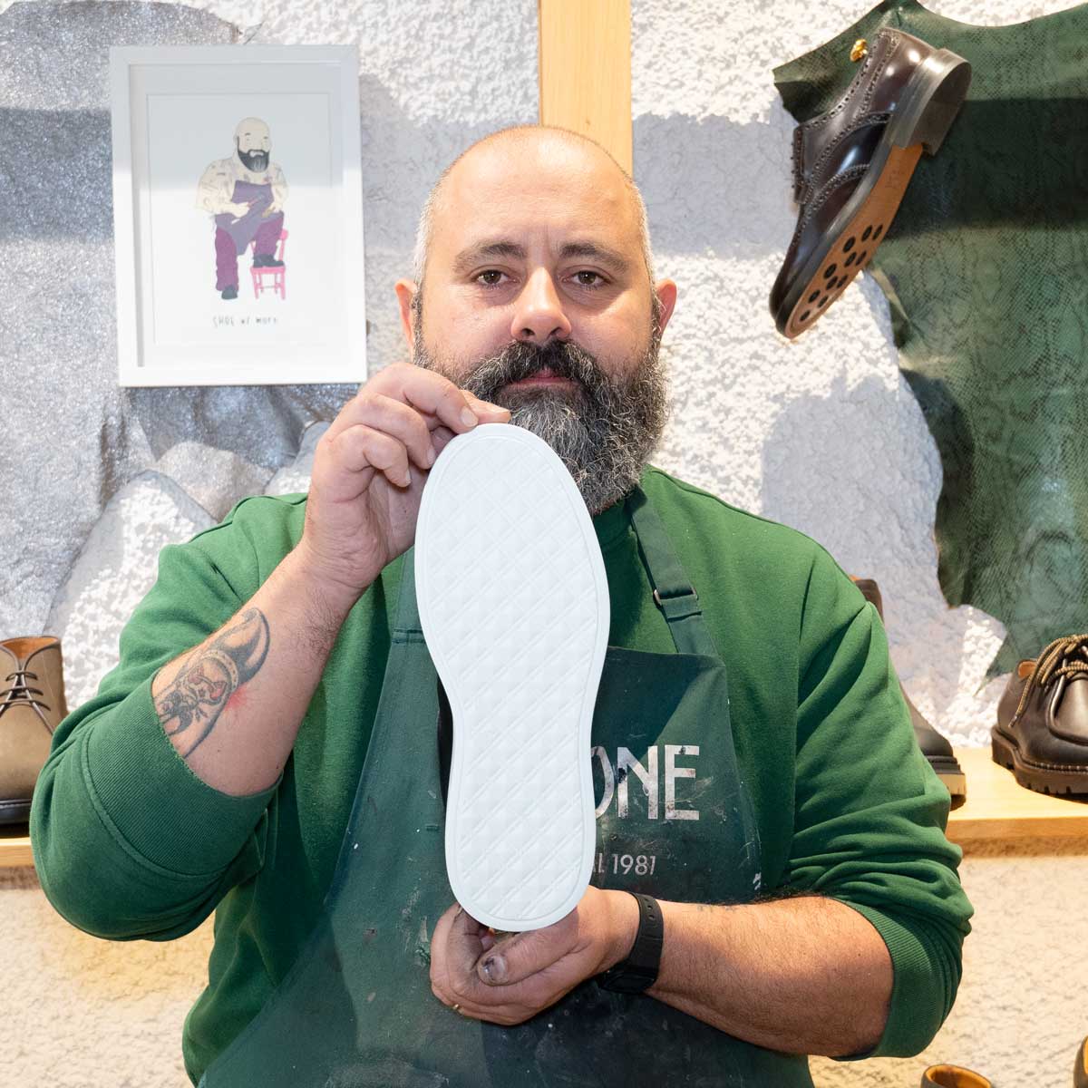 Sneakers da uomo in pelle Novara | Maestri Ciccone