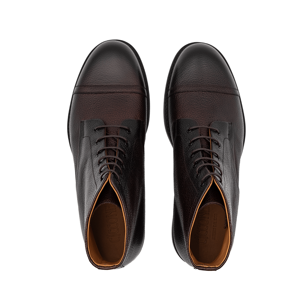 Stivaletto stringato in pelle - Matera | Maestri Ciccone