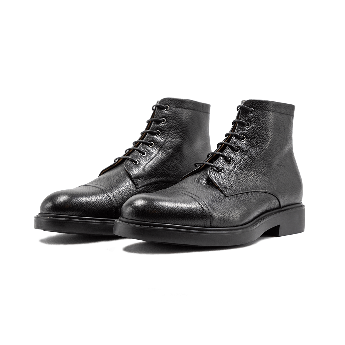 Stivaletto stringato in pelle - Matera | Maestri Ciccone