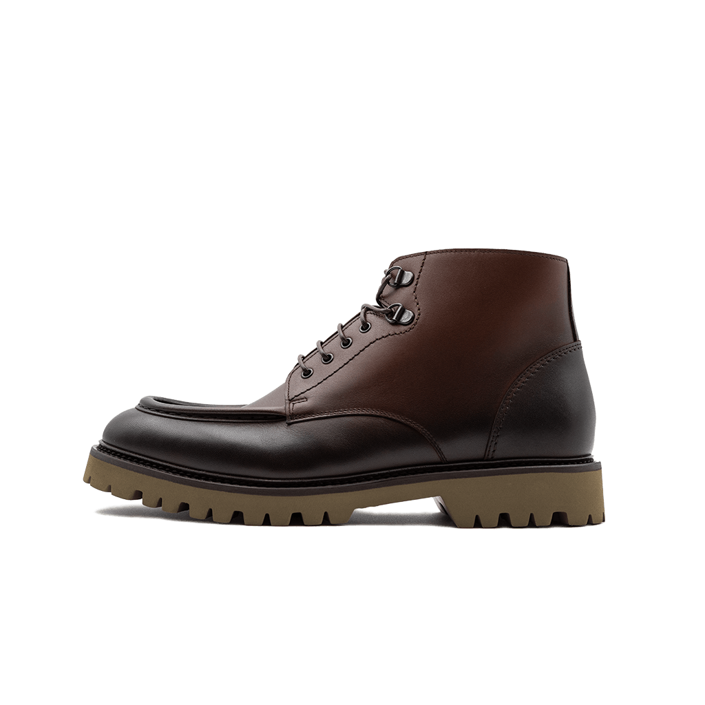 Stivaletto stringato in pelle - Bormio | Maestri Ciccone