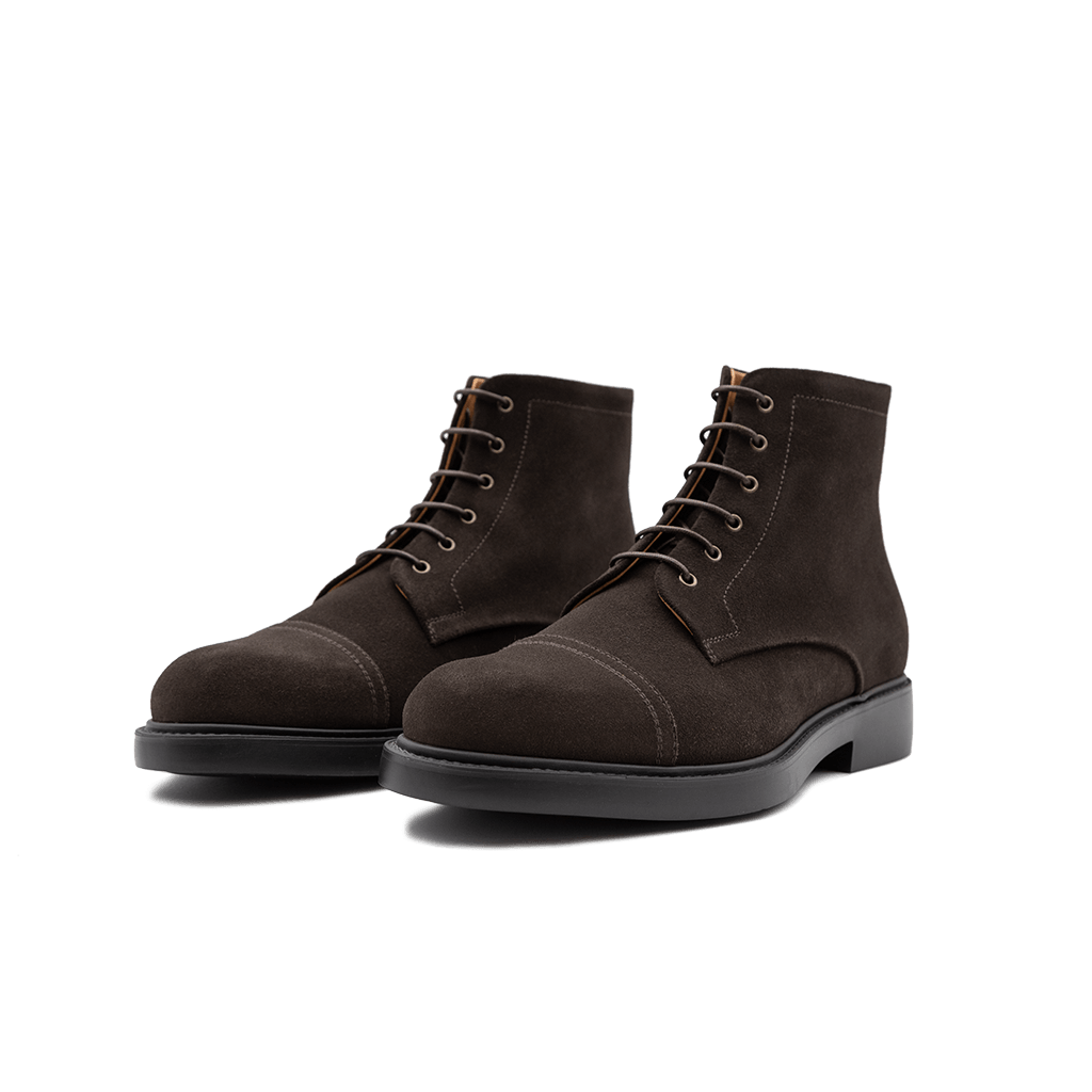 Stivaletto stringato in pelle - Aosta | Maestri Ciccone