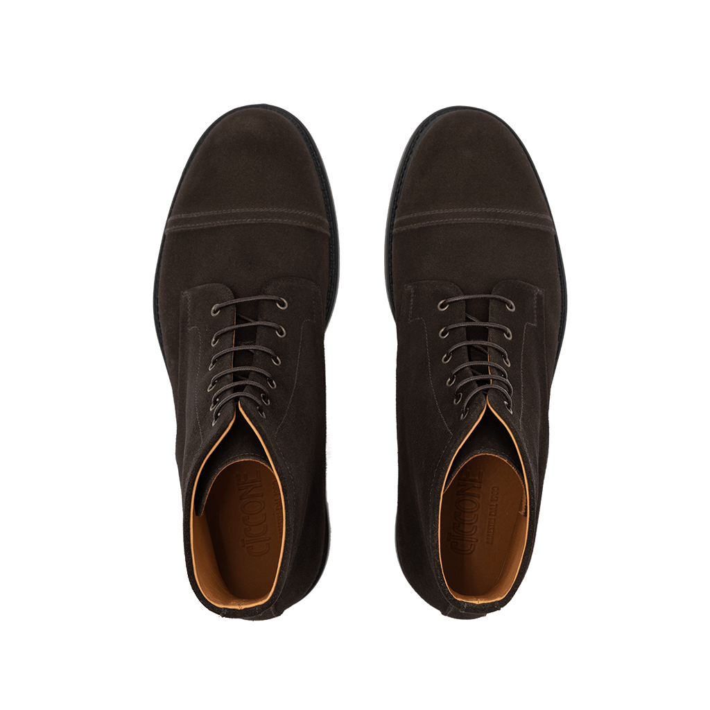 Stivaletto stringato in pelle - Aosta | Maestri Ciccone