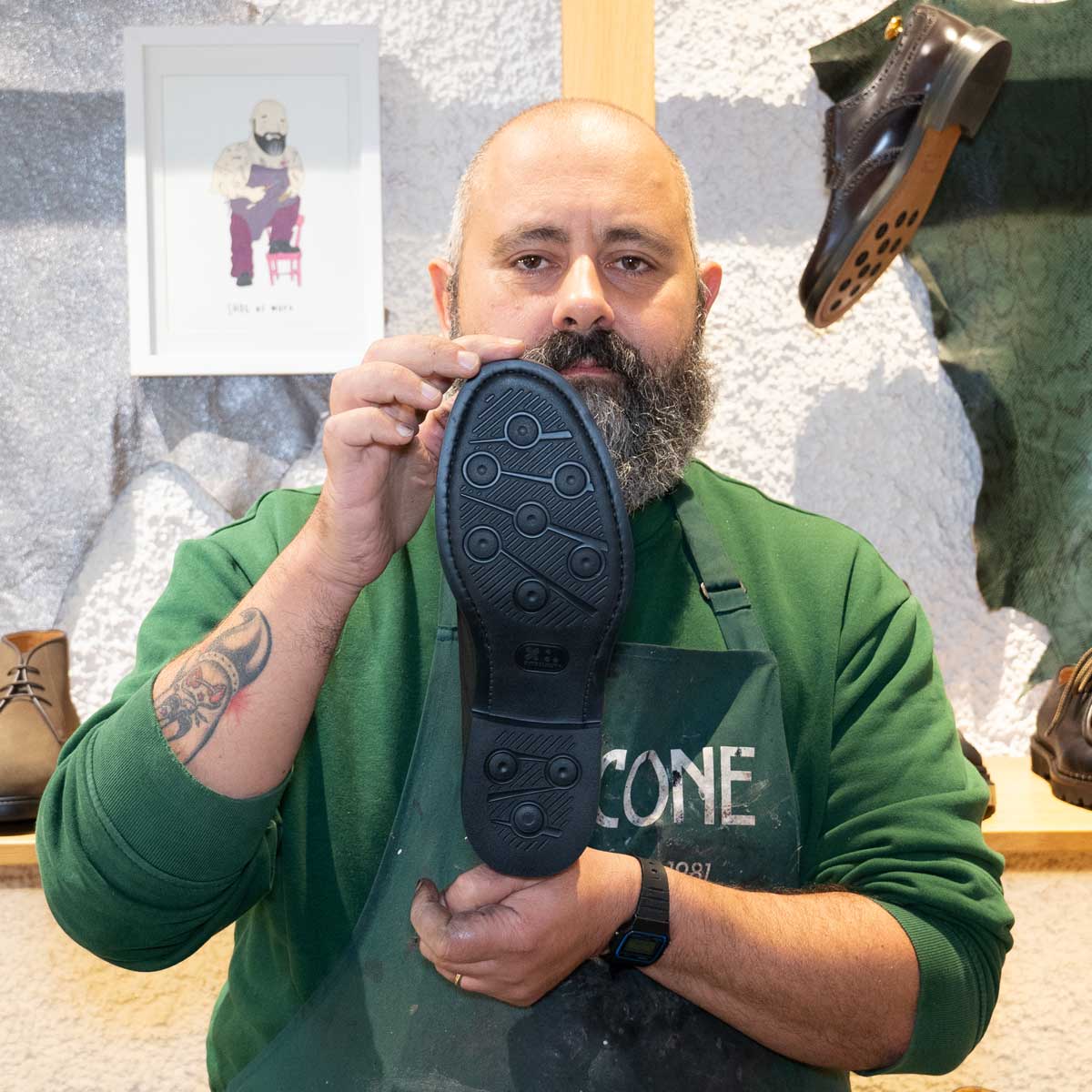 Stivaletto stringato in pelle - Aosta | Maestri Ciccone