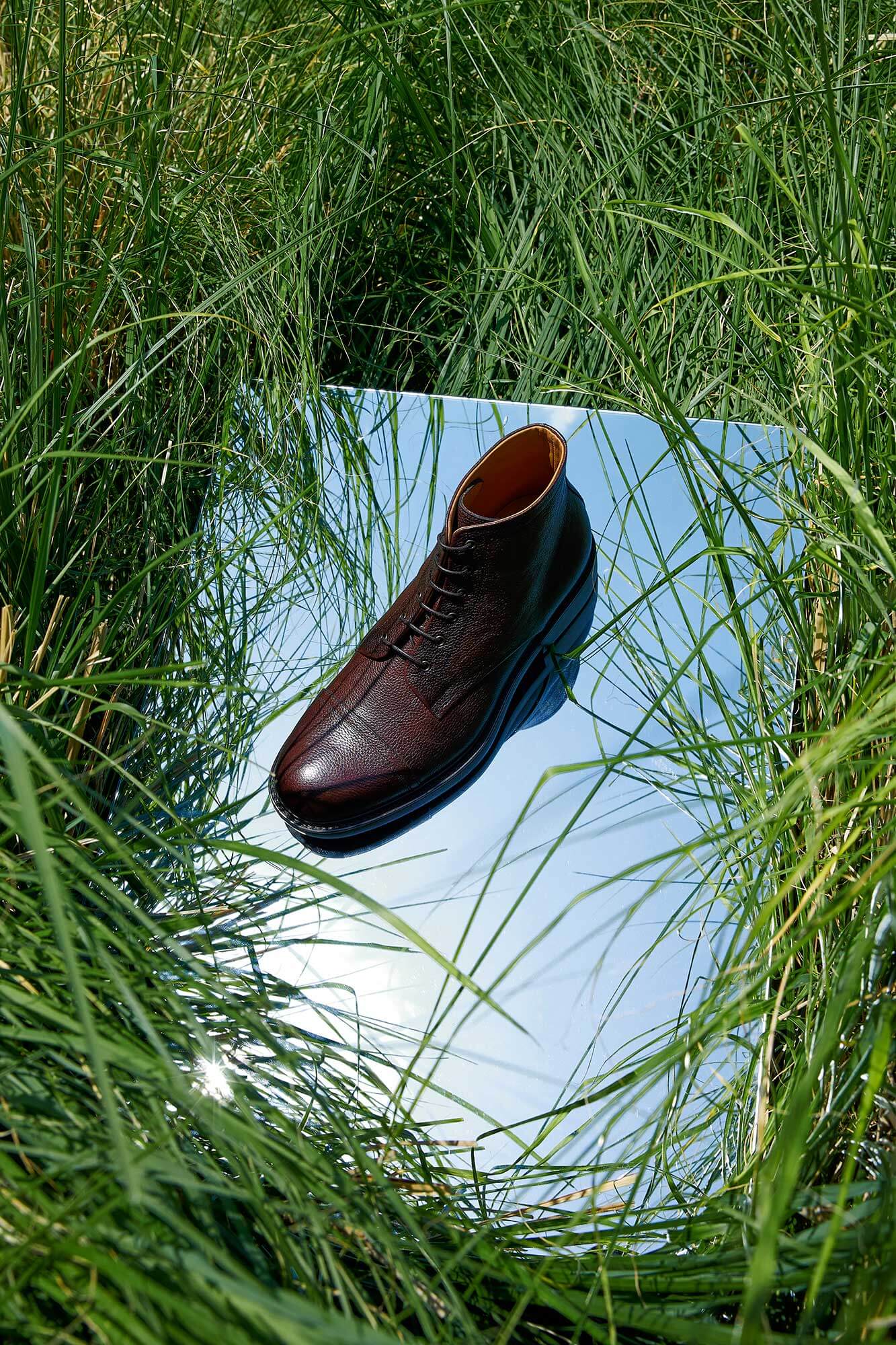 Stivaletto stringato in pelle - Matera | Maestri Ciccone