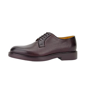 Scarpa stringata da uomo Cangiano marrone in pelle con bucature Scarpa stringata da uomo Cangiano marrone in pelle con bucature