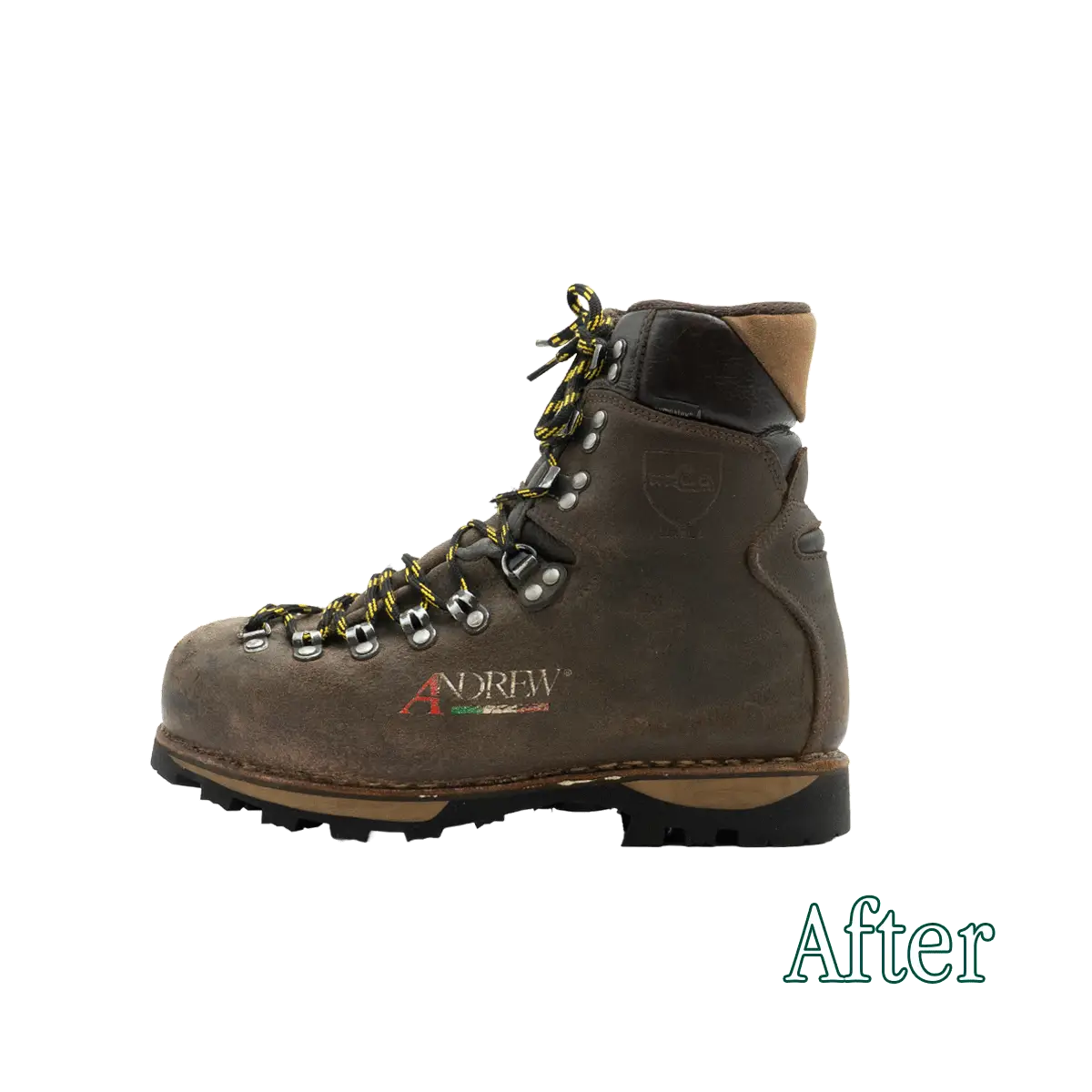 Remplacement des semelles des chaussures de randonnée Andrew