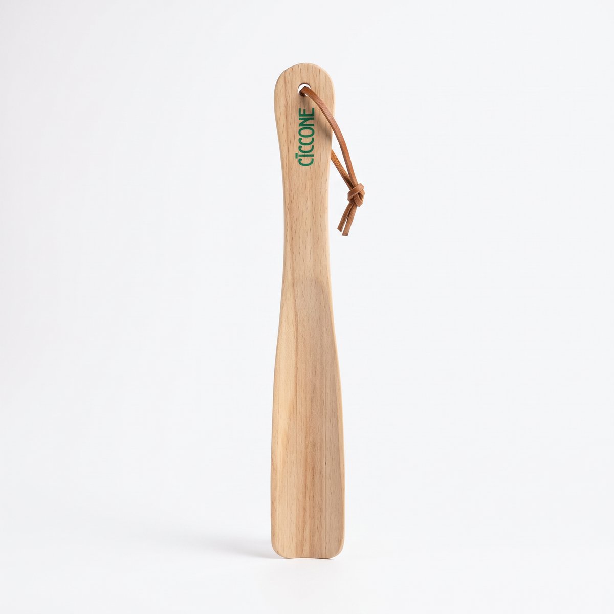Calzascarpe medio Ciccone in legno di faggio da 25 cm con laccetto