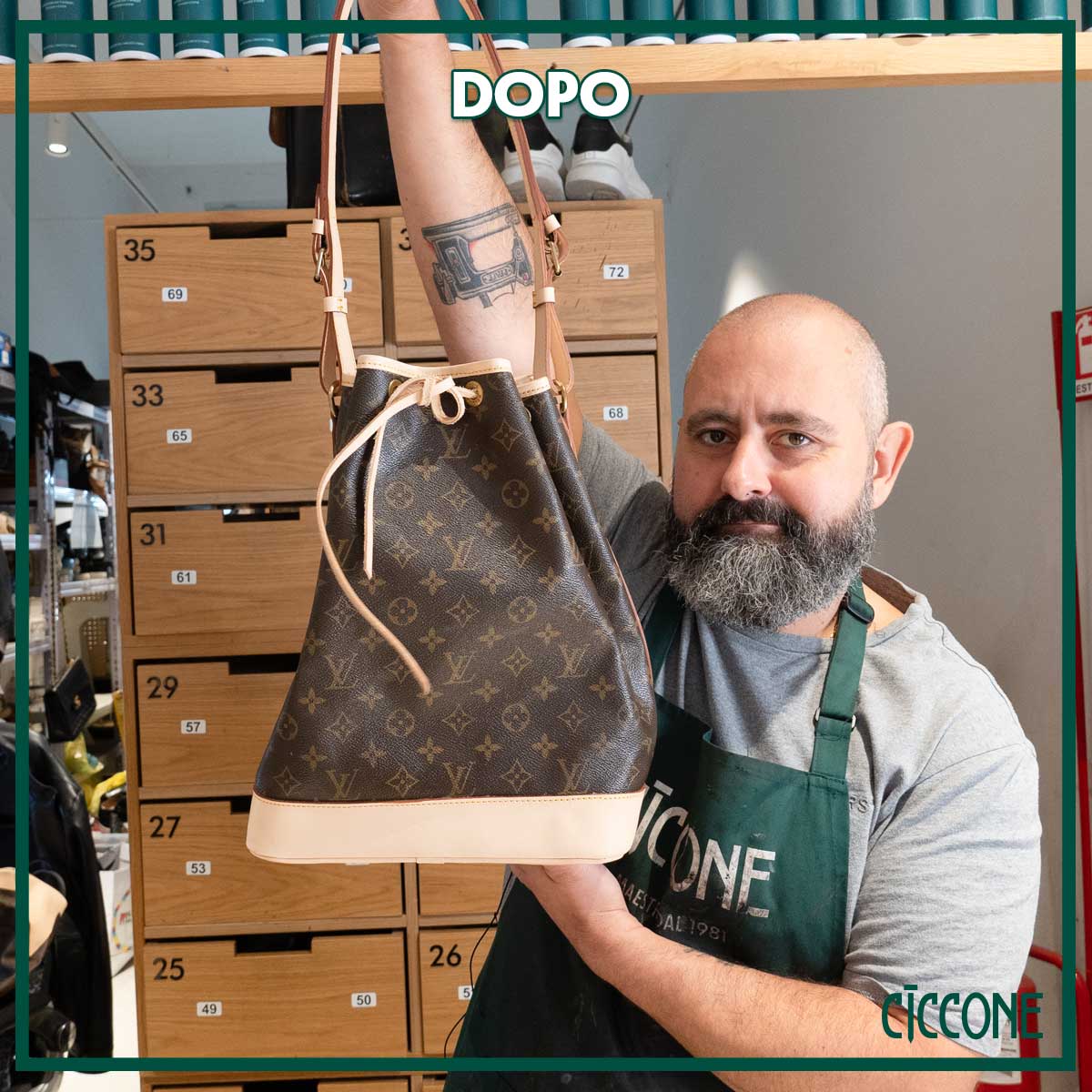 Louis Vuitton Noé Restauro Maestri Ciccone