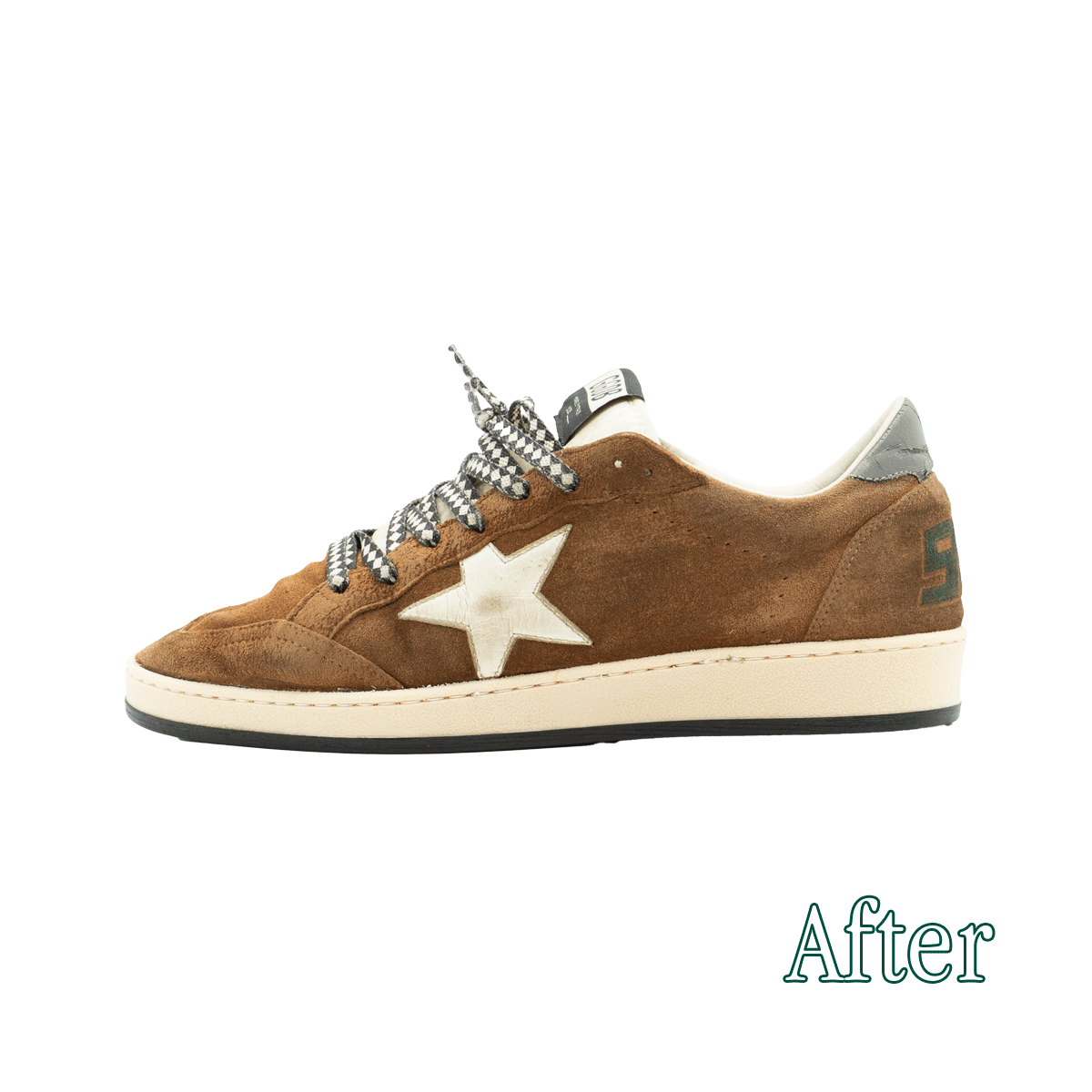 Golden Goose Ball Star dopo la risuolatura effettuata dai Maestri Ciccone