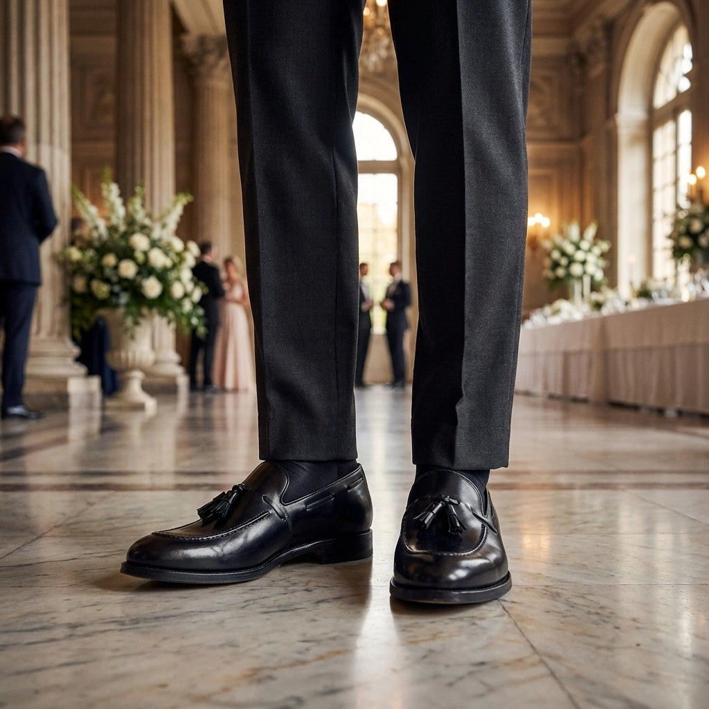 Foto del Catania, mocassino da uomo in pelle fatto dai maestri ciccone