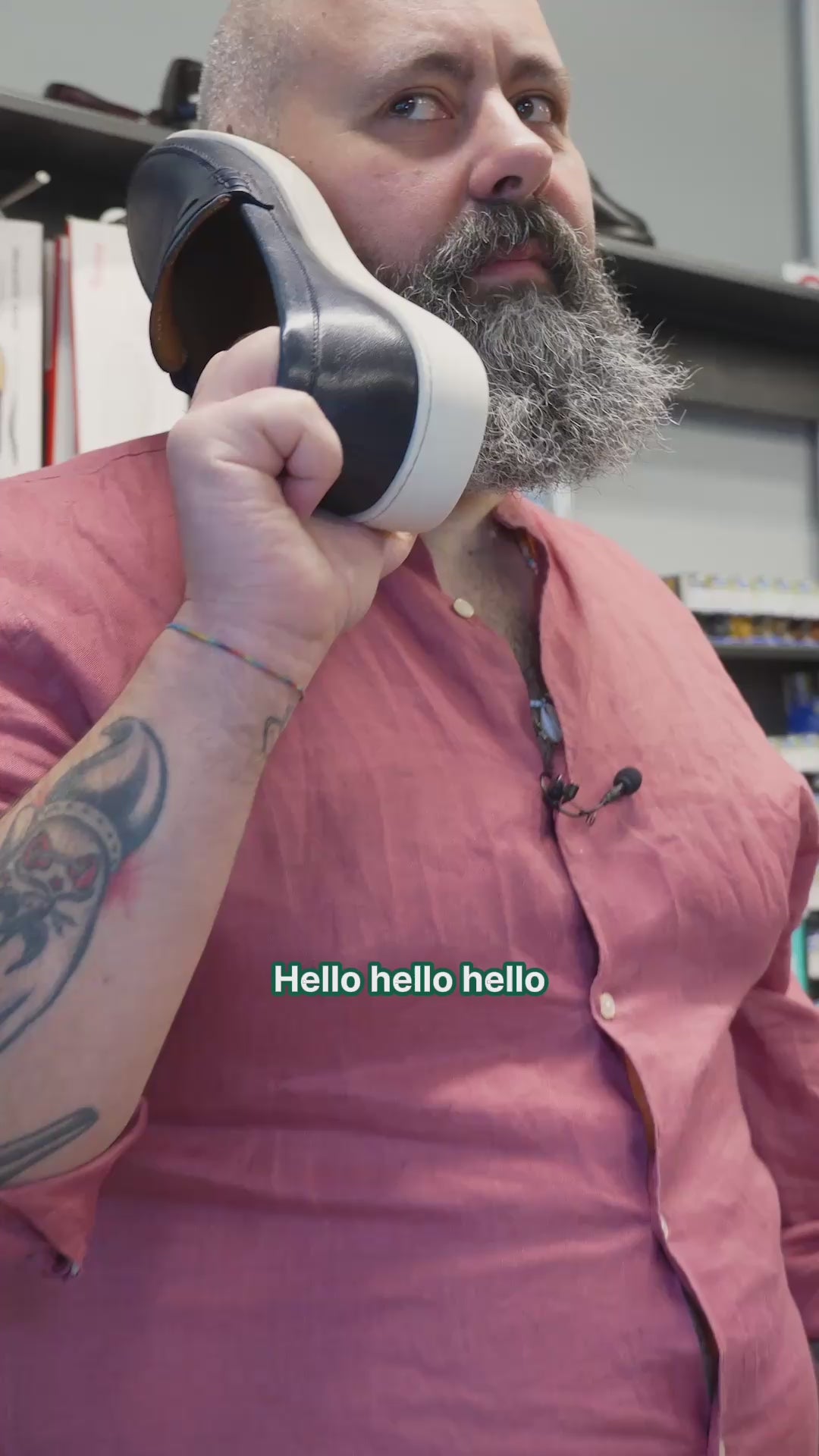 Video del mocassino in pelle da uomo, modello Monopoli di Ciccone