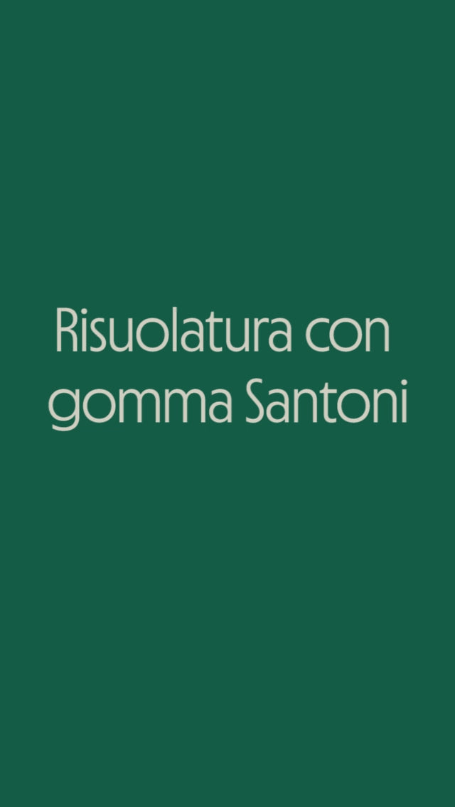 Tacco e suola in gomma | Maestri Ciccone