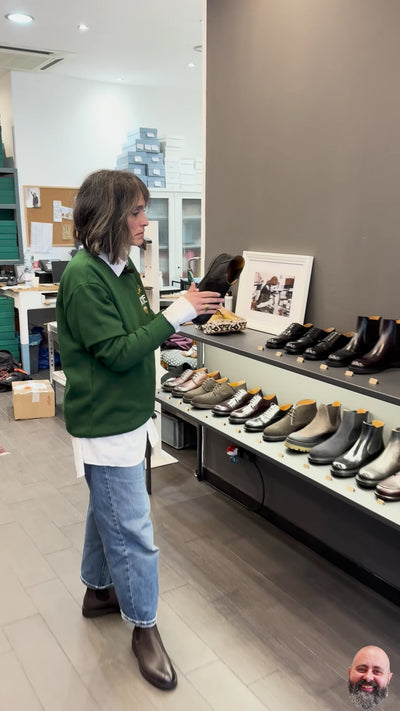 video di presentazione dello stivaletto in pelle da donna, modello Alba di Ciccone