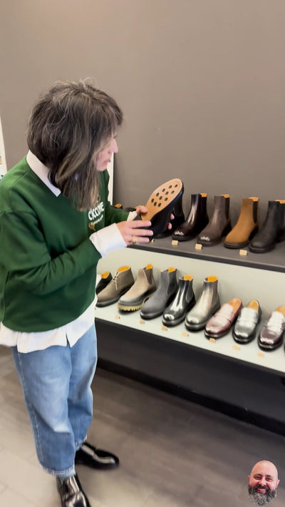 video di presentazione della scarpa da donna in doppia fibbia in pelle dei maestri ciccone che si chiama modello Brescia