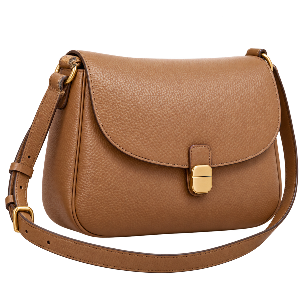 Borsa a tracolla color cuoio, servizio di riparazione Celine