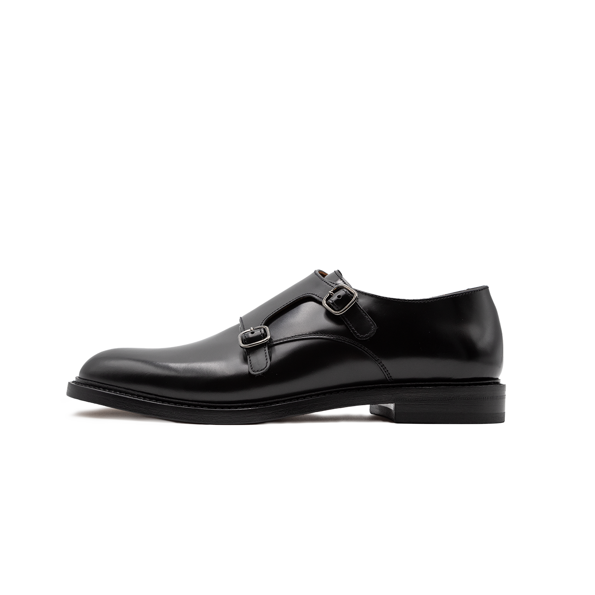 scarpa-donna-pelle-doppia-fibbia-nera-ciccone-brescia-1