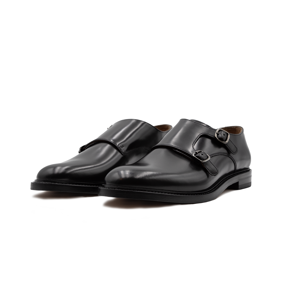 scarpa-donna-pelle-doppia-fibbia-nera-ciccone-brescia-2