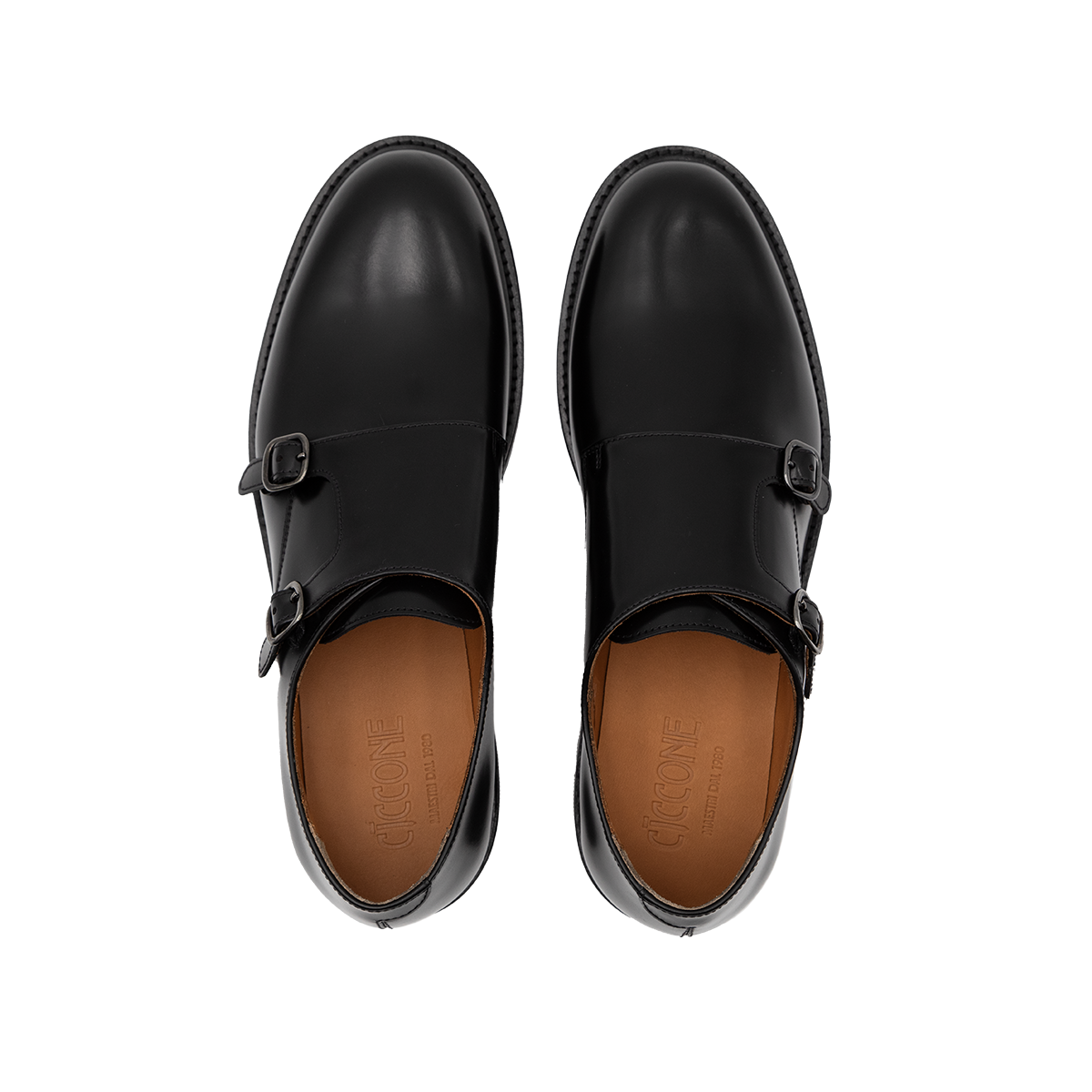 scarpa-donna-pelle-doppia-fibbia-nera-ciccone-brescia-4