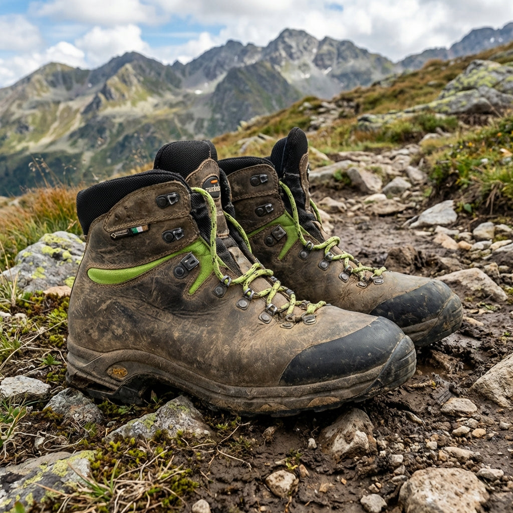 scarpone zamberlan con suola usurata