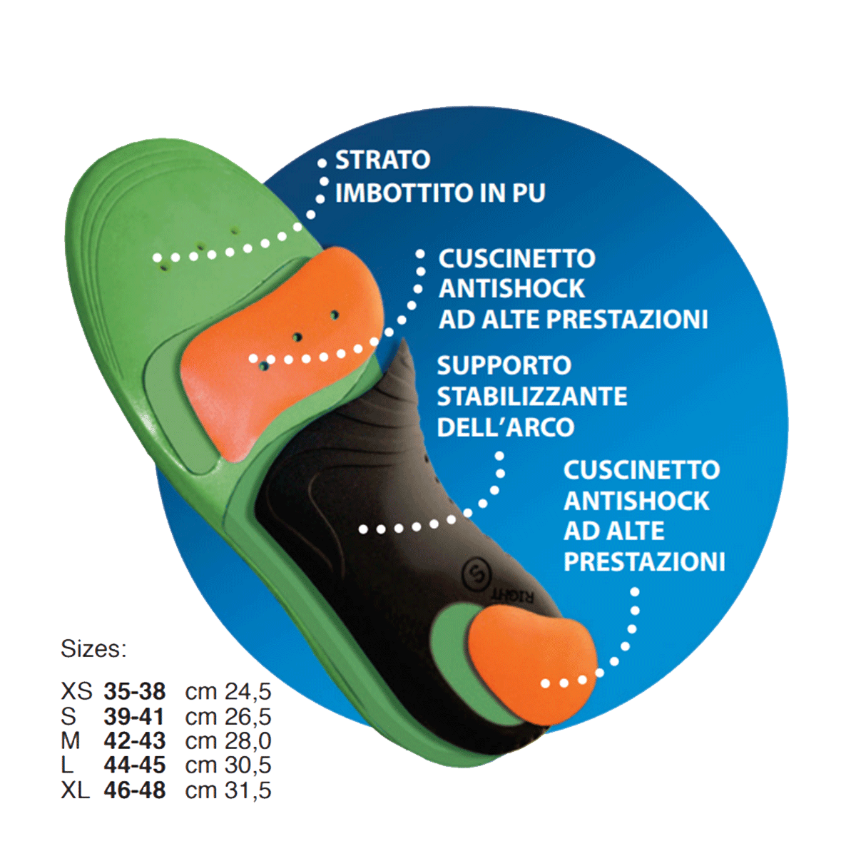 Soletta per Sport Movi ProActive