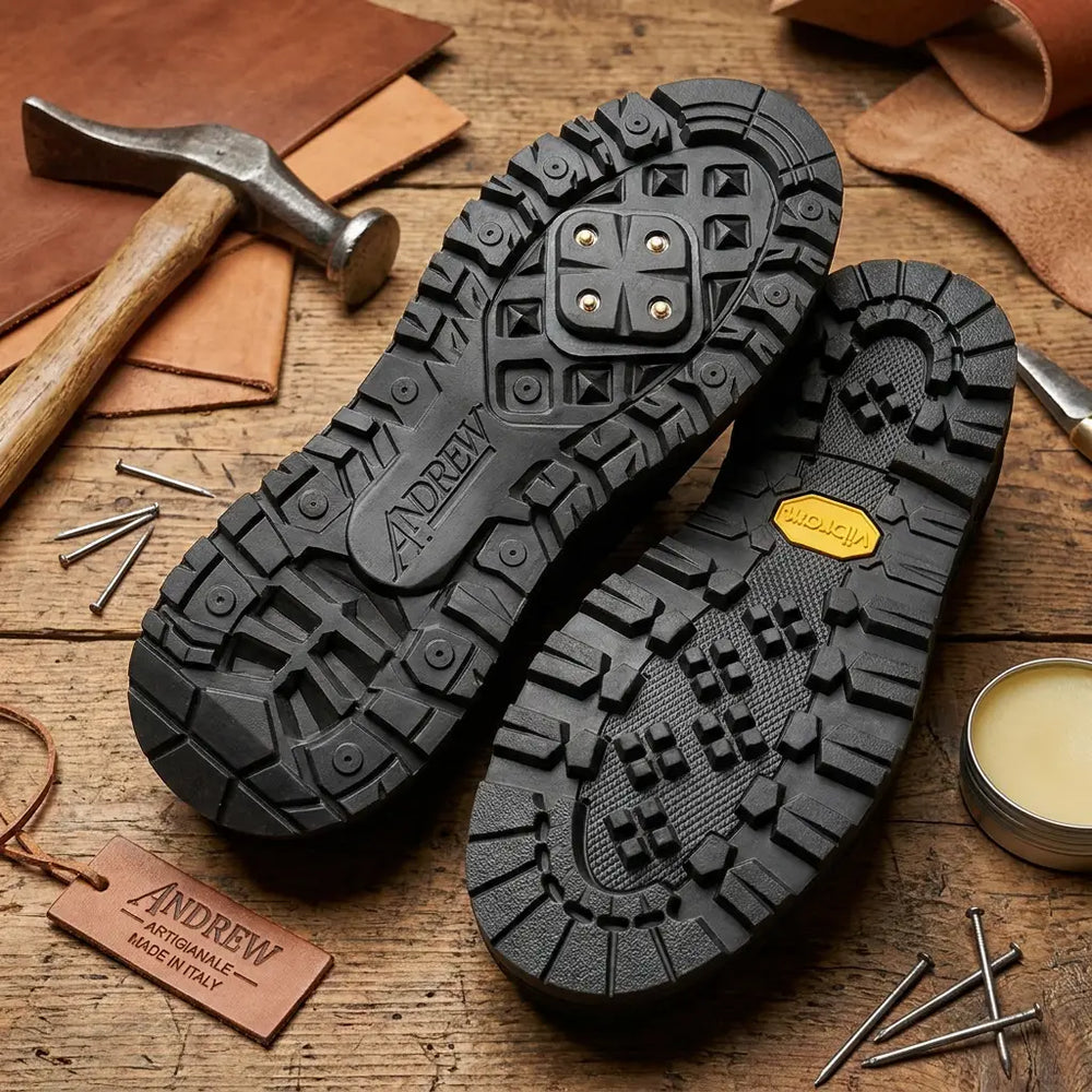 Materiali di Eccellenza Vibram e Dusini