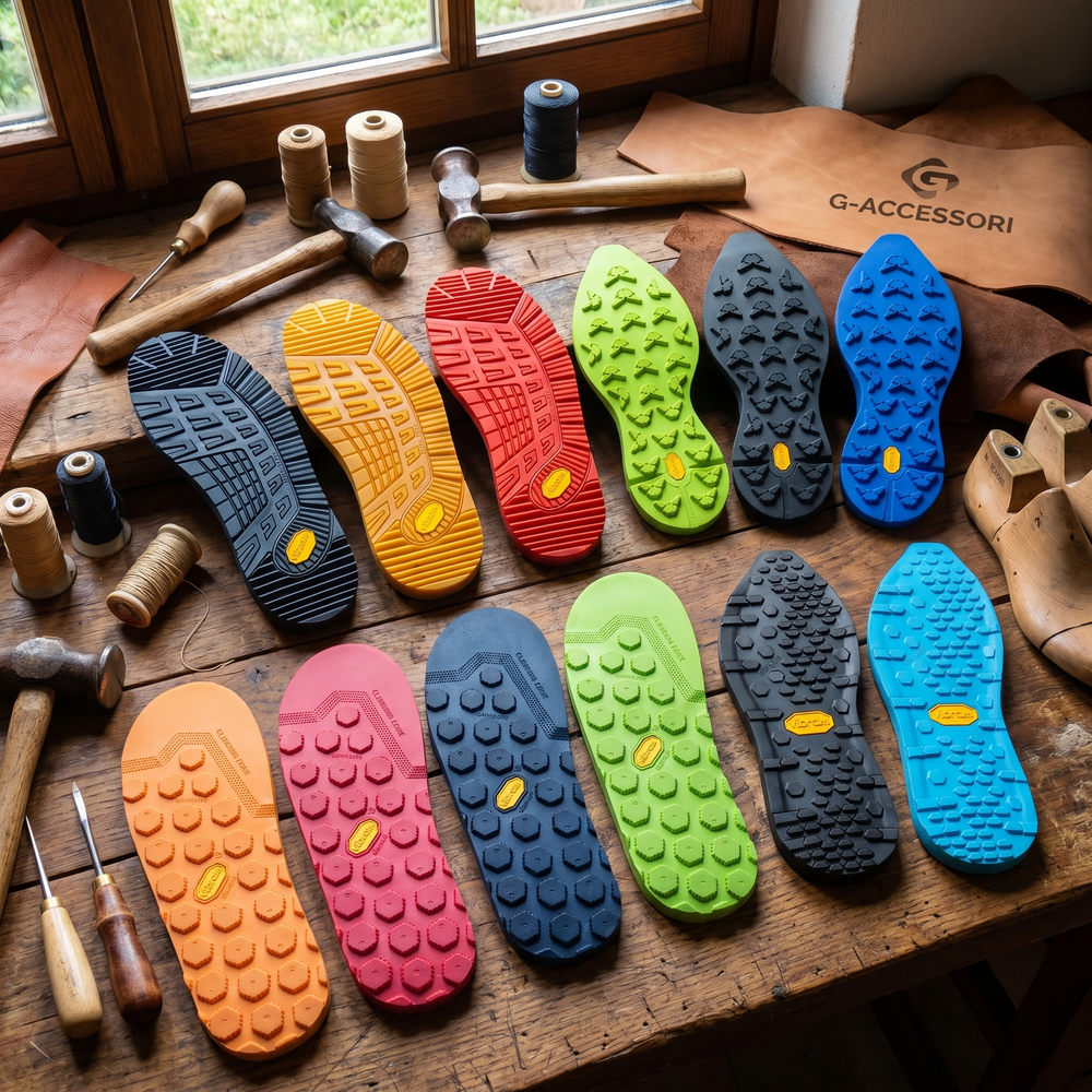 Materiali di Eccellenza Vibram e Dusini