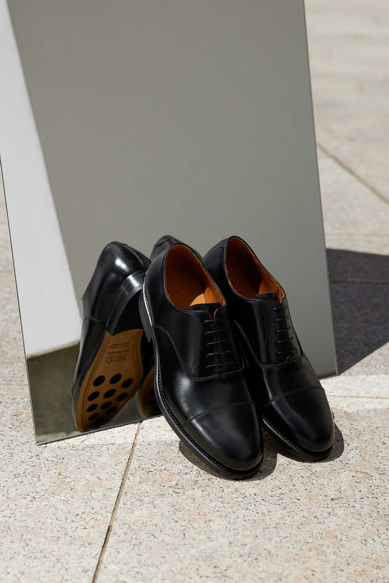 Francesina Oxford Scarpe Oxford Nere Uomo Como